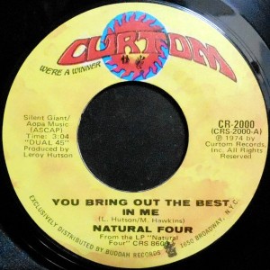 7 / NATURAL FOUR / YOU BRING OUT THE THE BEST IN ME / YOU CAN'T KEEP RUNNING AWAY