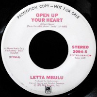 7 / LETTA MBULU / OPEN UP YOUR HEART