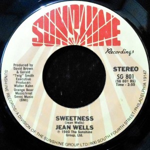 7 / JEAN WELLS / LOVE IS JUST A WORD / SWEETNESS