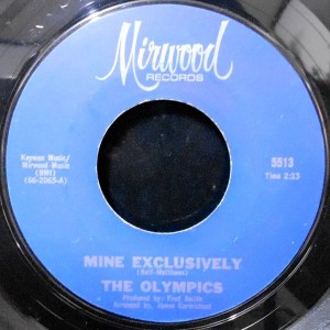 7 / THE OLYMPICS / MINE EXCLUSIVELY / SECRET AGENTS