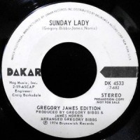 7 / GREGORY JAMES EDITION / SUNDAY LADY