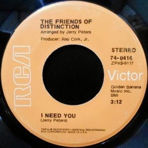 7 / THE FRIENDS OF DISTINCTION / I NEED YOU / CHECK IT OUT