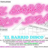 11/26 (TUE)   20:00〜2:00 entrance free!!　毎月第四火曜開催☆
GUEST DJ: Rui（ランデブー）resident DJs: EL BARRIO DISCO CARTEL, K taniguchi, hasegawa
playing heartful soul, latin, reggae and oldies "just" goodies!! 