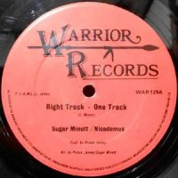 12 / SUGAR MINOTT / NICODEMAS / RIGHT TRACK - ONE TRACK / NEVER TOO YOUNG