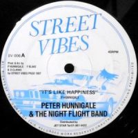 12 / PETER HUNNIGALE & THE NIGHT FLIGHT BAND / IT'S LIKE HAPPINESS / HAPPINESS STYLE