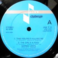 12 / NORMA LEWIS / THIS FEELING'S KILLING ME / THE GIRL'S A FOOL