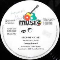 12 / GEORGE BURRELL / DROP ME A LINE