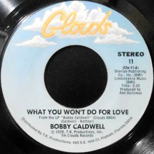 7 / BOBBY CALDWELL / WHAT YOU WON'T DO FOR LOVE