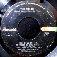 7 / REALISTICS / YOU AND ME / I THINK I'LL CRY OUT LOUD
