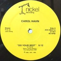 12 / CAROL HAHN / DO YOUR BEST