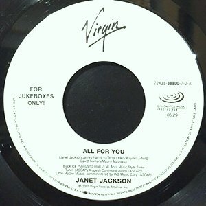 7 / JANET JACKSON / ALL FOR YOU / SOMEONE TO CALL MY LOVER