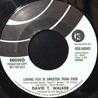 7 / DAVID T. WALKER / LOVING YOU IS SWEETER THAN EVER / DIDN'T I BLOW YOUR MIND THIS TIME