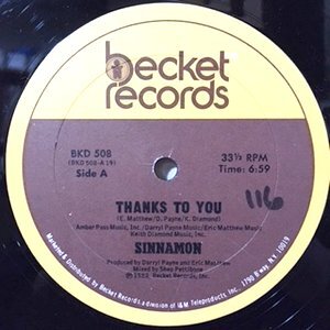 12 / SINNAMON / THANKS TO YOU / (INSTRUMENTAL)