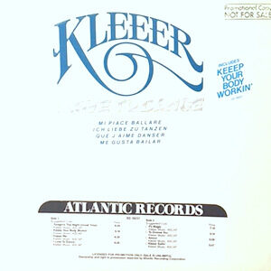 LP / KLEEER / I LOVE TO DANCE