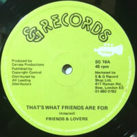 12 / FRIENDS & LOVERS / THAT'S WHAT FRIENDS ARE FOR