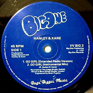 12 / HANLEY & KANE / GO GIRL (EXTENDED RADIO VERSION) / (CLUB MIX)