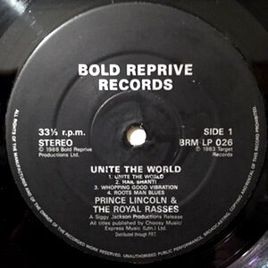 LP / PRINCE LINCOLN & THE ROYAL RASSES / UNITE THE WORLD
