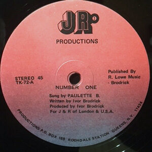 12 / PAULETTE B. / NUMBER ONE / (DUB MIX)