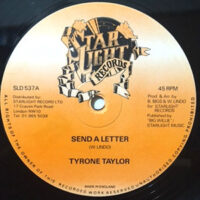 12 / TYRONE TAYLOR / SEND A LETTER