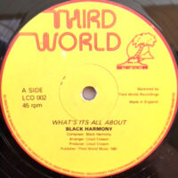 12 / BLACK HARMONY / WHAT'S ITS ALL ABOUT / 