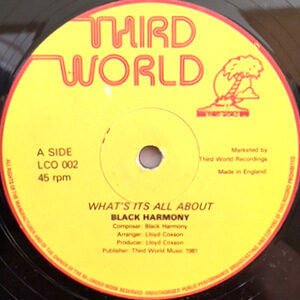 12 / BLACK HARMONY / WHAT'S ITS ALL ABOUT / 