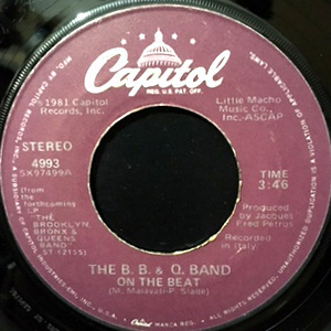 7 / B. B. & Q. BAND / ON THE BEAT