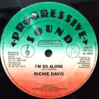 12 / RICHIE DAVIS / I'M SO ALONE