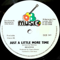 12 / DESTINY / JUST A LITTLE MORE TIME