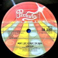 12 / UNIQUE / WHAT I GOT IS WHAT YOU NEED