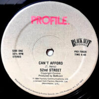 12 / 52ND STREET / CAN'T AFFORD