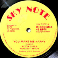 12 / ALTON ELLIS & RANKING TREVOR / YOU MAKE ME HAPPY (DISCO MIX)